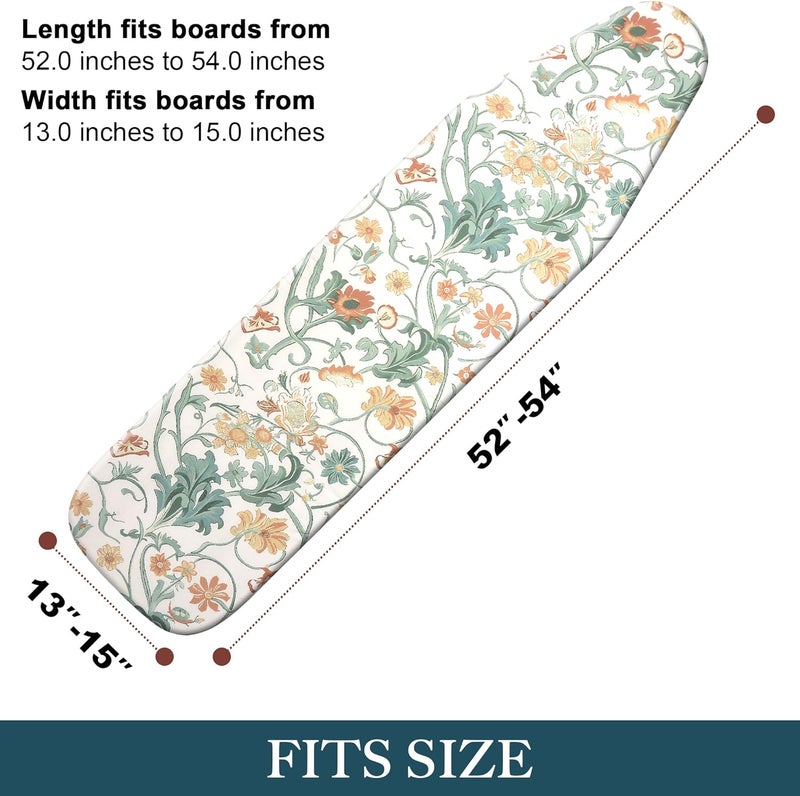 veiox Premium Ironing Board Cover and Pad – Reflective Heat Technology, Heavy-Duty Fabric – Scorch & Stain-Resistant Padding (15″X54″) - Image 2